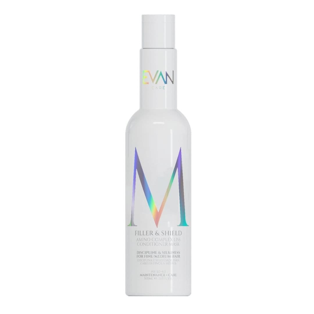 Evan Filler&Shield Conditioner-Mask - kondicionér-maska pro disciplínu jemných až středně pevných vlasů, 500 ml