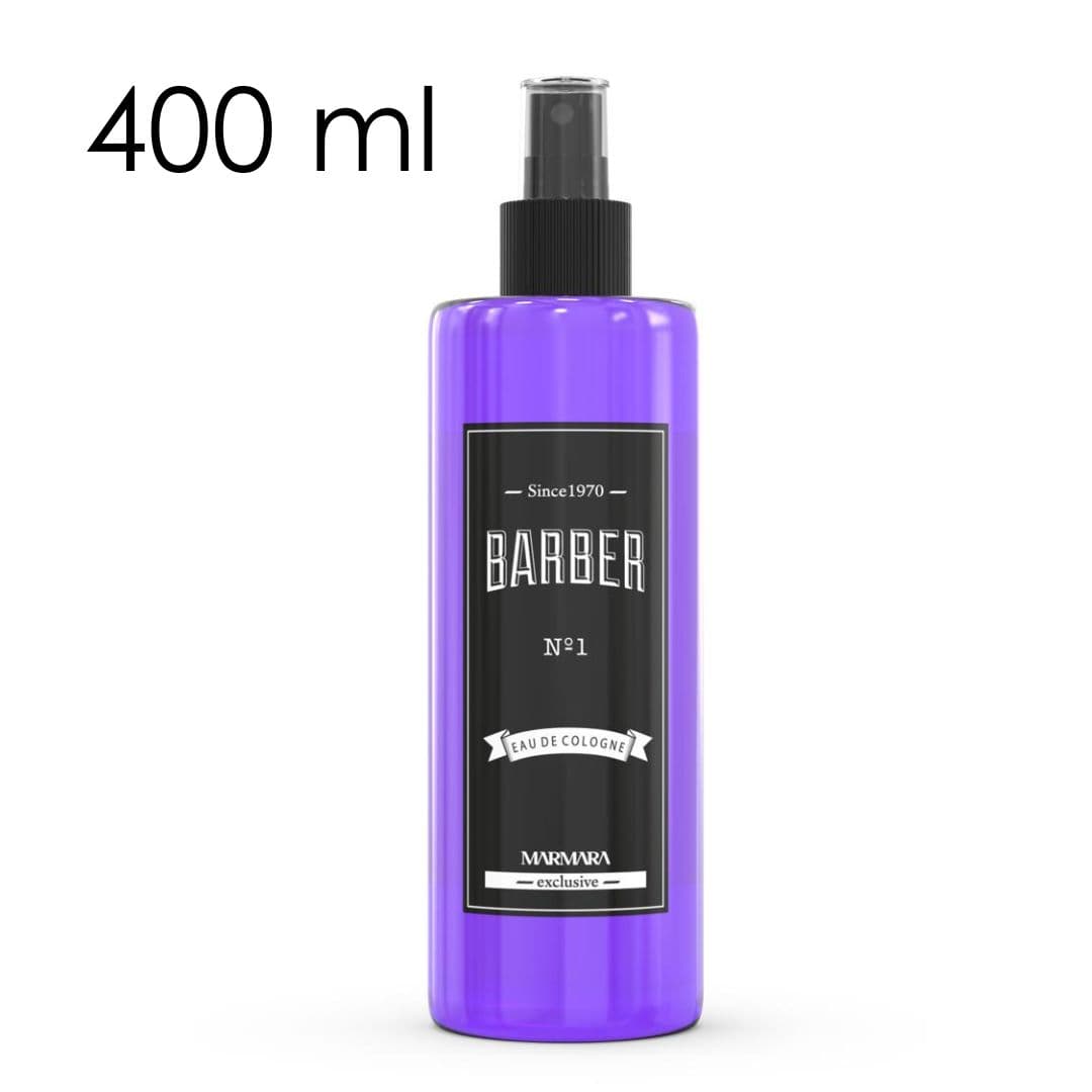 Marmara Barber Eau de Cologne No1 (PET SPRAY) - kolínská voda v pet láhvi s rozprašovačem, 400 ml