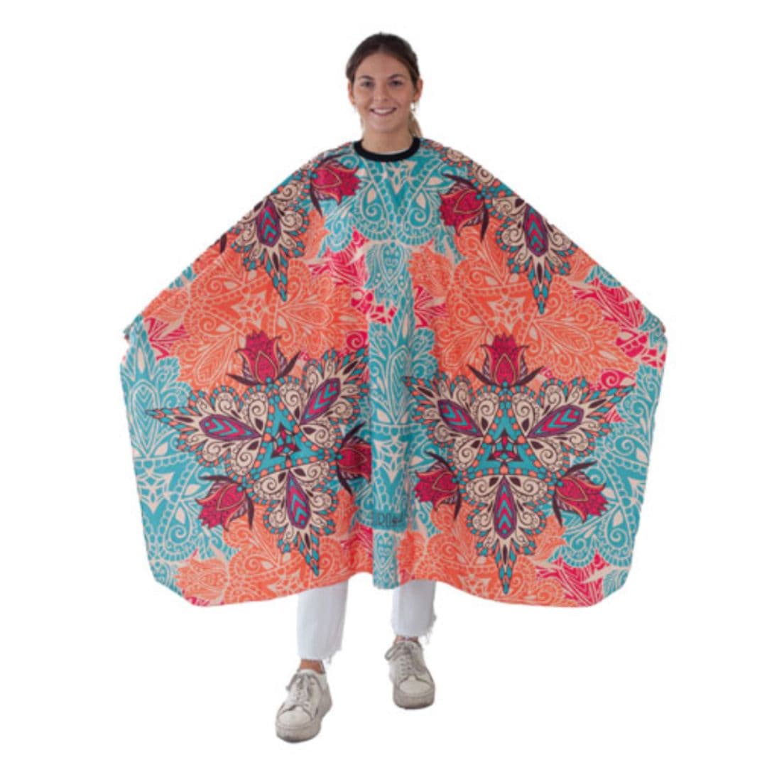 Eurostil 07570 Cape BOHO - pláštěnka ke stříhání, boho vzor, na háček