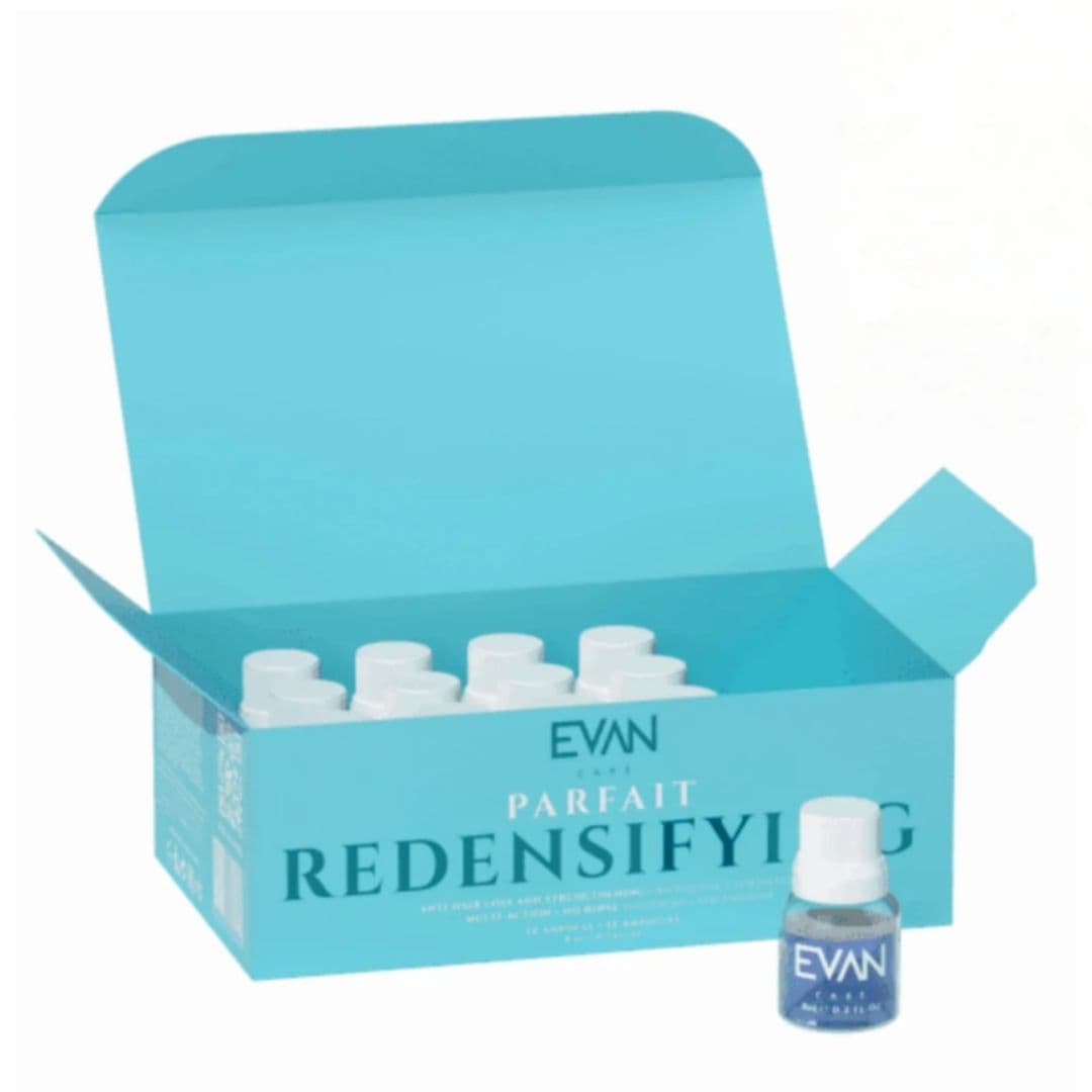 Evan Redensifying Multi Action Ampoules - multi-aktivní ampule, 12 x 10 ml + Derma Roller - mikrojehličkový roller