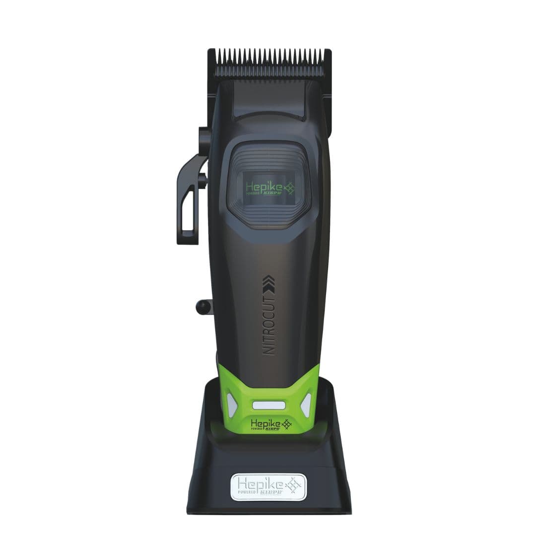 Hepike NitroCut Hair Clipper (6371) - profesionální střihací strojek + M22 olej pro mazání stříhací hlavy, 200 ml