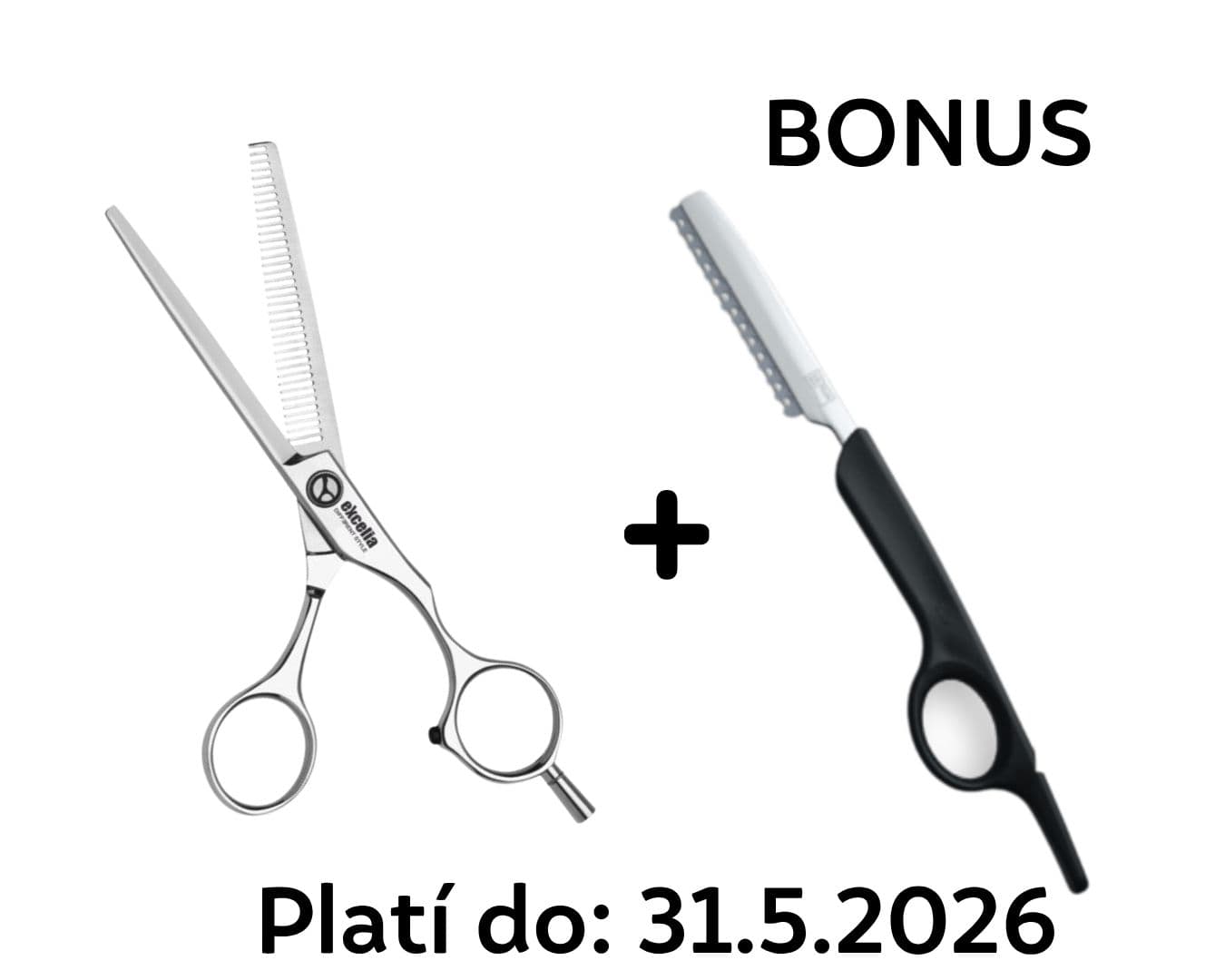 Kasho Excelia Thinning ET-60 OS T38B - profi efilační nůžky, 38 zoubků, OFFSET