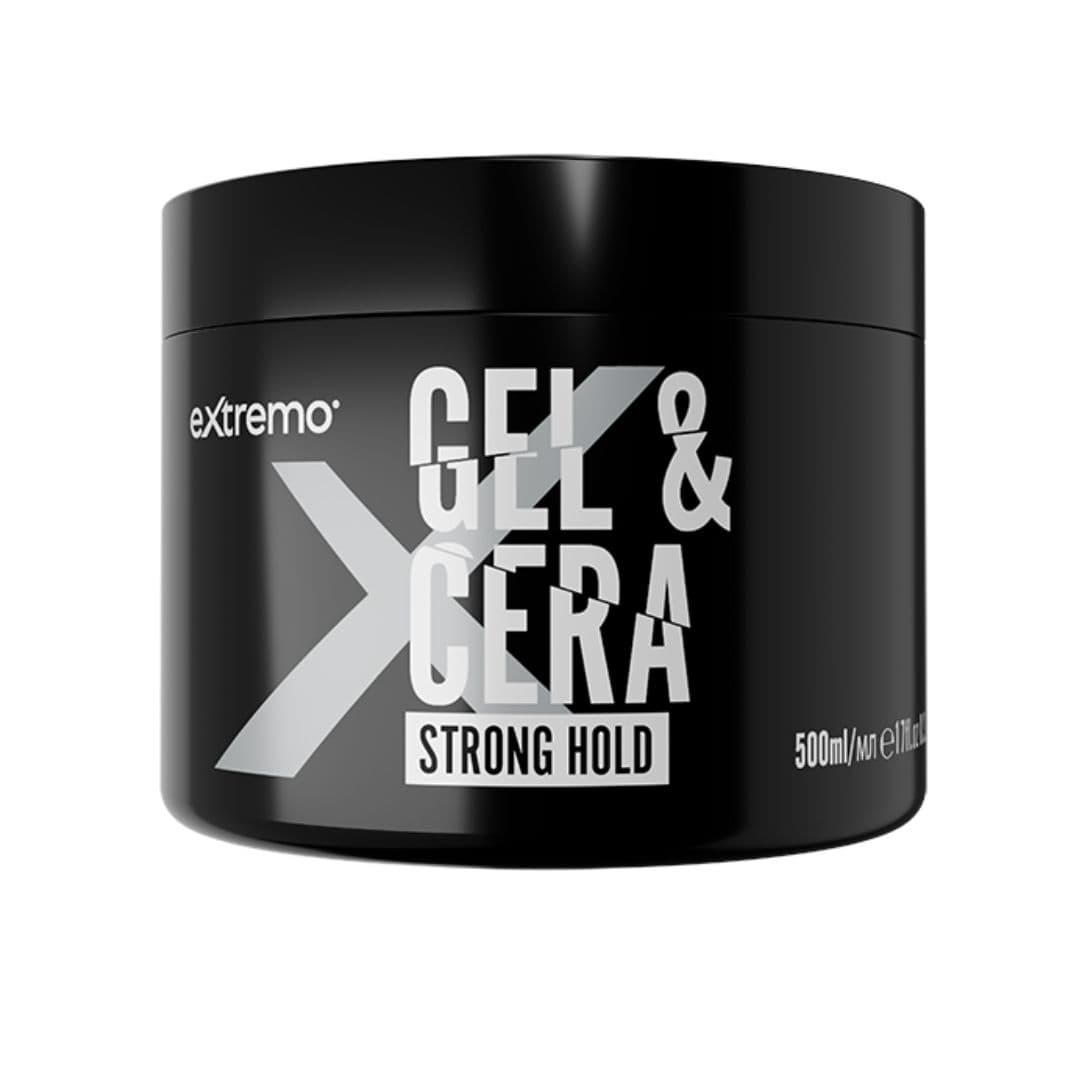 Extremo Gel & Cera Strong Hold - gelový vosk se silnou fixací, 500 ml