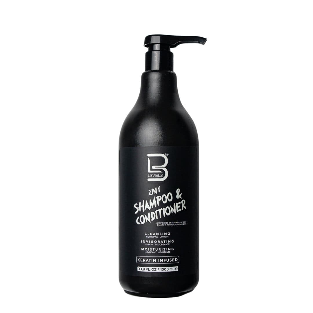 L3VEL3 2in1 Shampoo and Conditioner - šampon a kondicionér na vlasy, 1000 ml