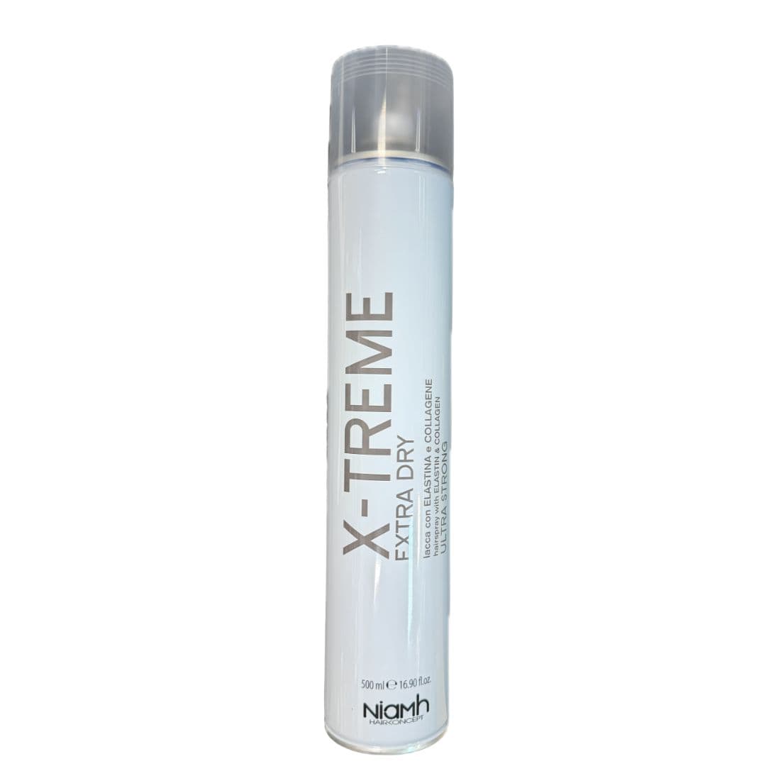 NOVÝ SLOŽENÍ: Niamh Hairkoncept X-Treme Ultra Strong - ultra silný lak na vlasy, 500 ml