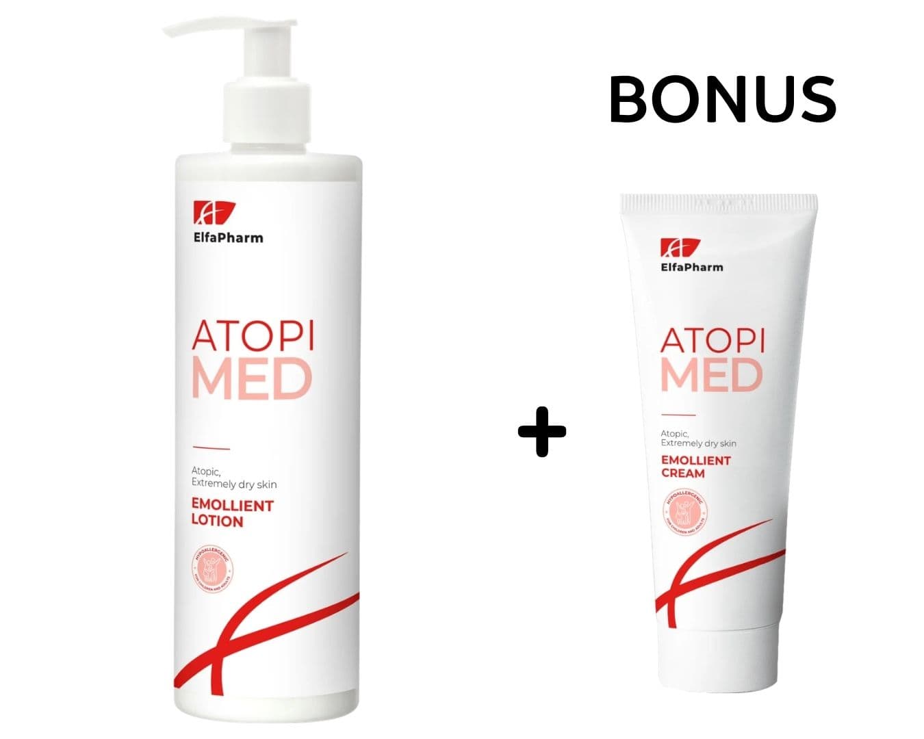 Elfa Pharm ATOPI MED EMOLIENT LOTION - zjemňující mléko pro atopickou a velmi suchou pokožku, 400 ml