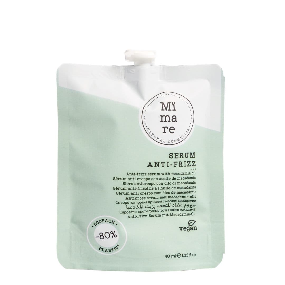 Mïmare Anti-Frizz Serum - lehké bezoplachové sérum pro suché, nepoddajné a krepovité vlasy, 40 ml