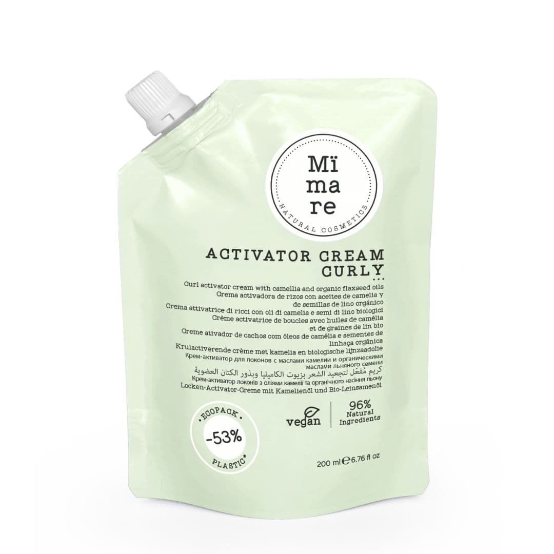 Mïmare Curly Activator Cream - aktivační krém pro kudrnaté, vlnité i trvalou upravené vlasy, 200 ml