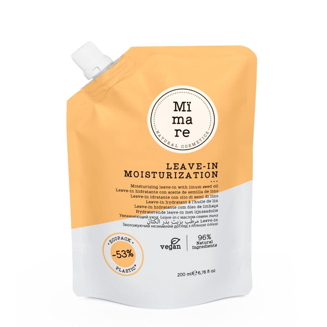 Mimare Leave-In Moisturization - bezoplachová hydratační péče pro suché, dehydrované a nepoddajné vlasy, 200 ml